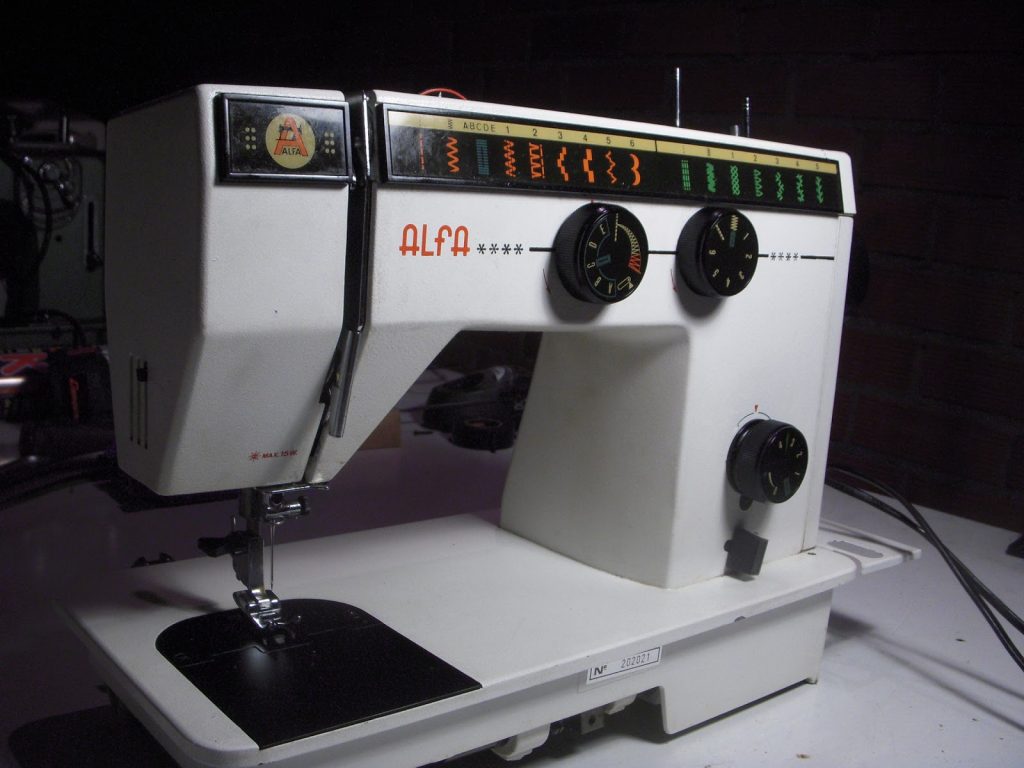 maquina de coser alfa